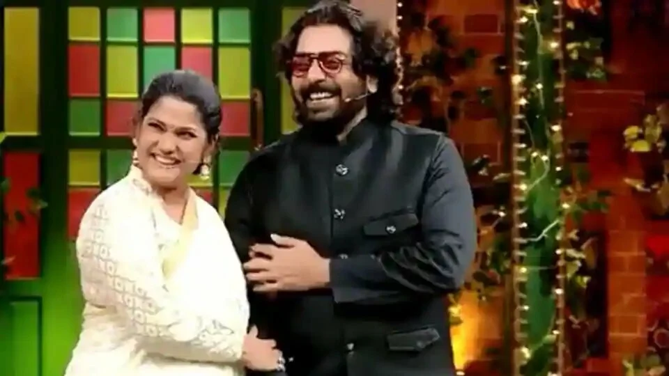 Renuka Shahane and Ashutosh Rana on The Kapil Sharma Show.